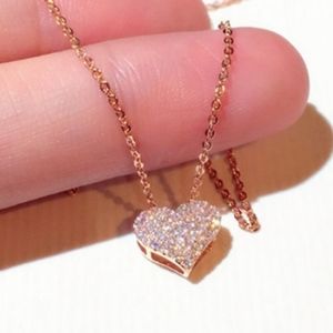 Sparkling Small Heart Cubic Zirconia Neckl…
